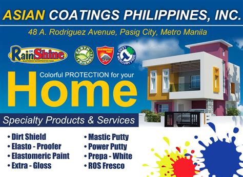 asian coatings phils inc|ASIAN COATINGS PHILS. INC. .